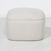 Karin Chenille Ottoman